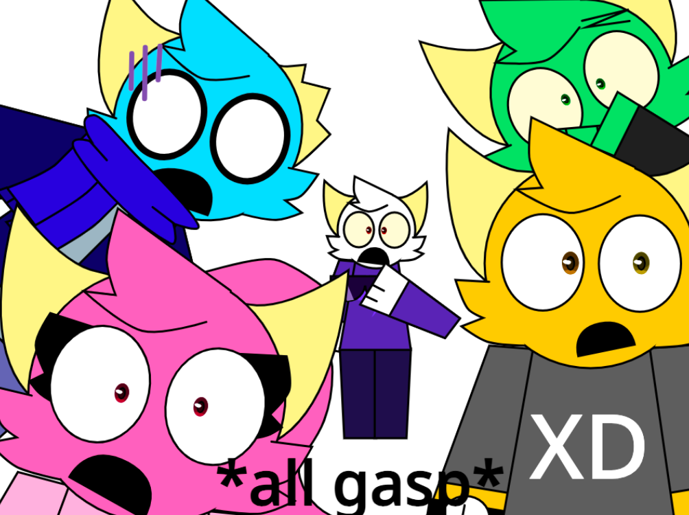 TKF cast gasping Blank Meme Template