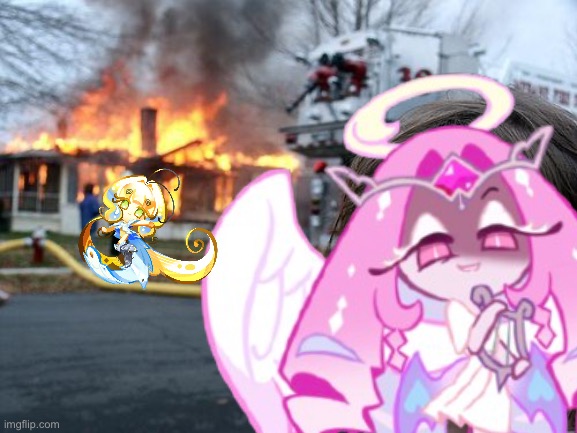 Eternal sugar | image tagged in memes,disaster girl | made w/ Imgflip meme maker