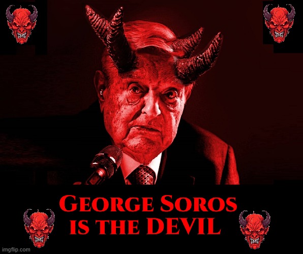 "George Soros is an evil man." —Newsweek (ck out 1st comment) | image tagged in vince vance,george soros,evil,devil,newsweek,memes | made w/ Imgflip meme maker