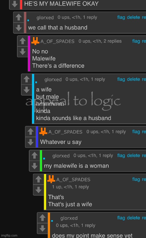 appeal to logic | made w/ Imgflip meme maker