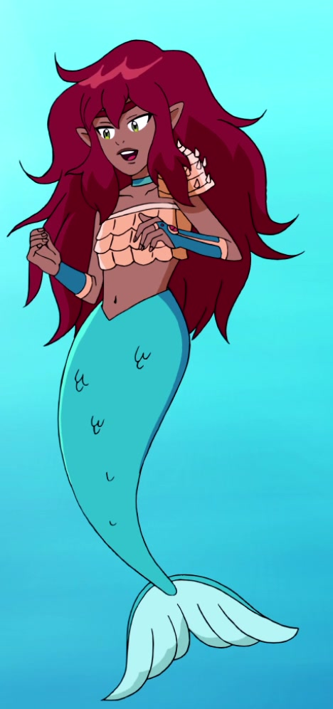 black mermaid Blank Meme Template