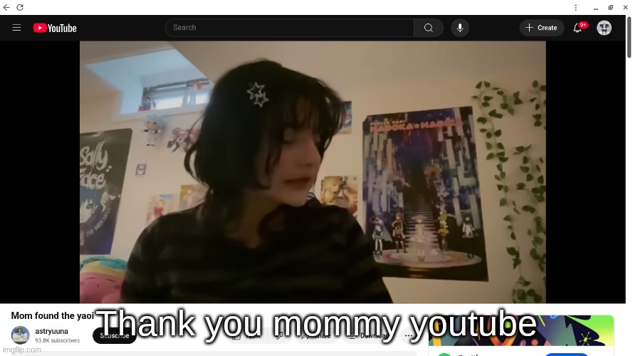 Thank you mommy youtube | made w/ Imgflip meme maker