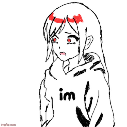 Claire but she's crying because I killed myself infront of her | made w/ Imgflip meme maker