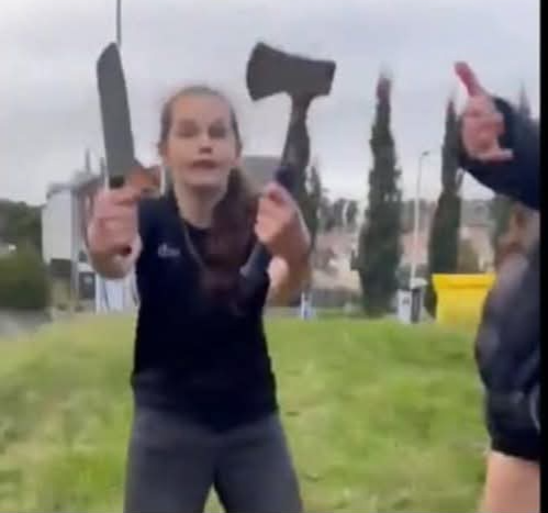 Bravehearted Scottish Girl Lola Blank Meme Template