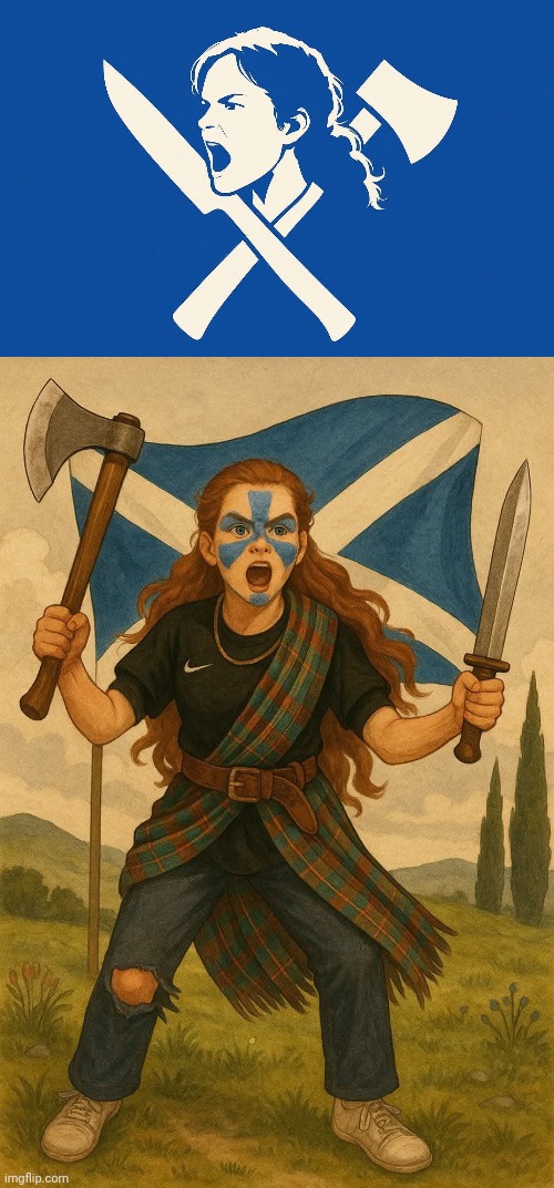 Lola Sommers resist | image tagged in scottish,girl,resist | made w/ Imgflip meme maker