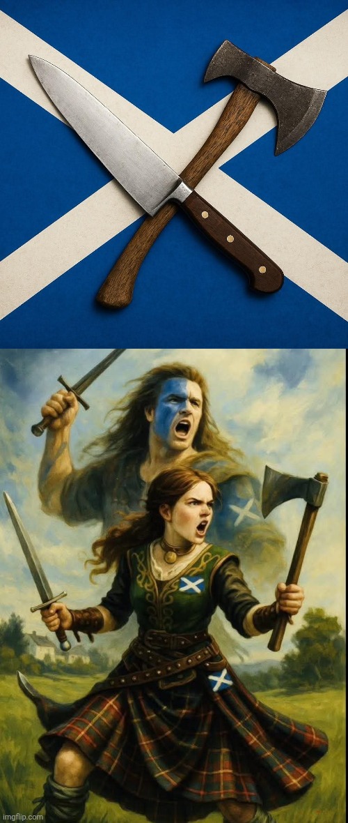Braveheart girl Lola Sommers | image tagged in scotland,hero,braveheart,girl | made w/ Imgflip meme maker