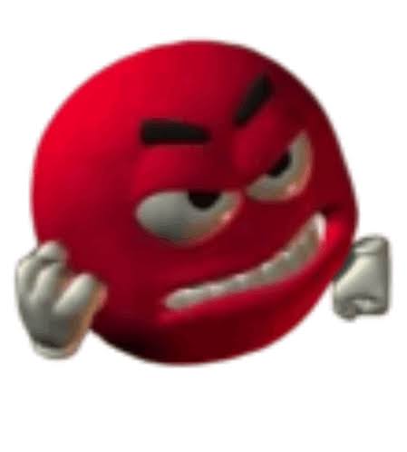 Red Angry Face Blank Meme Template