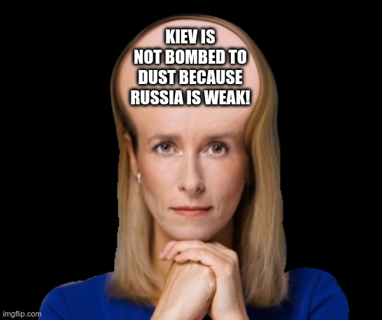 KIEV IS NOT BOMBED TO DUST BECAUSE RUSSIA IS WEAK! | made w/ Imgflip meme maker