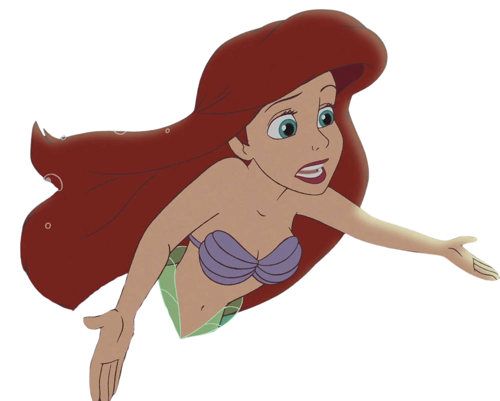 ariel wait Blank Meme Template