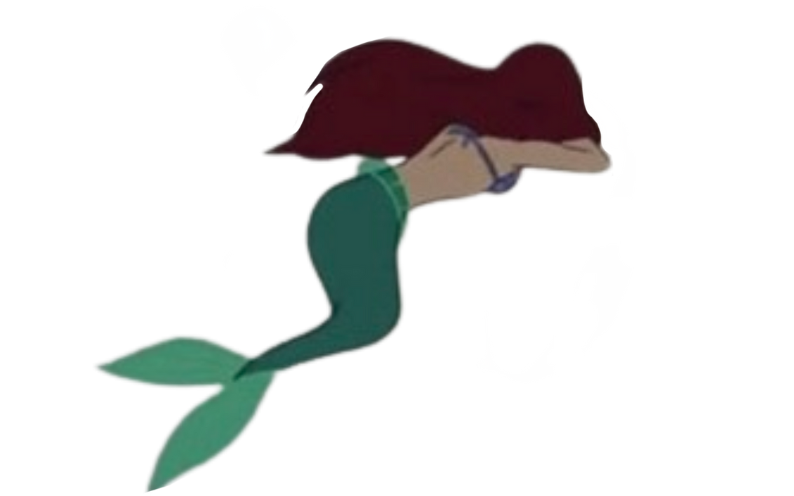 ariel crying Blank Meme Template