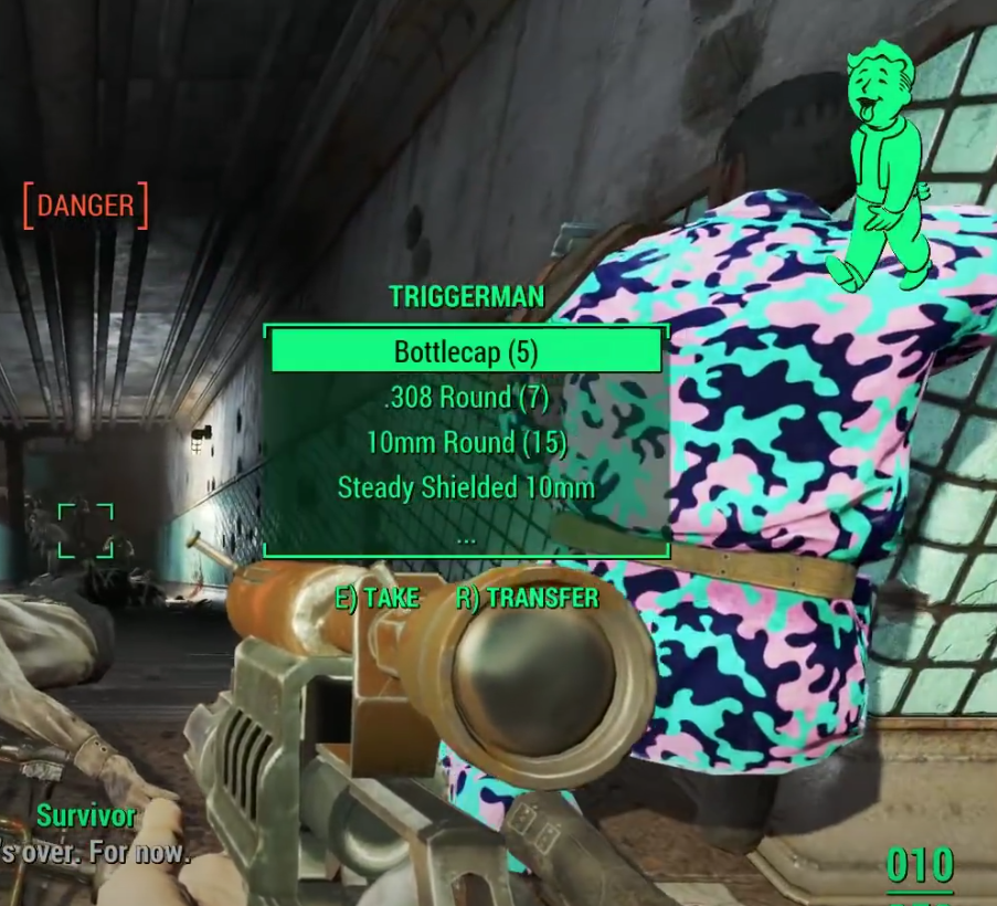 Fallout Four Mod Costume Blank Meme Template