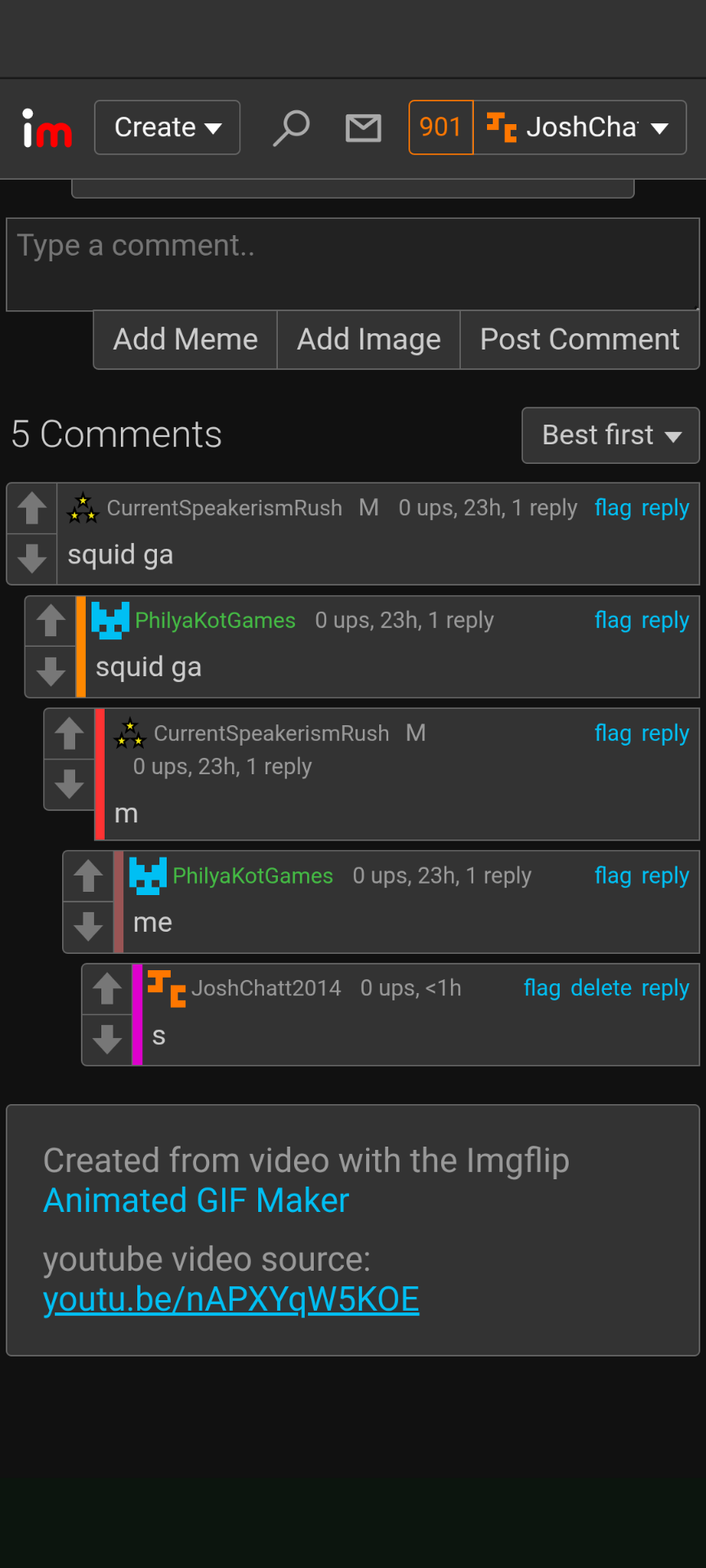 imgflip squid games Blank Meme Template
