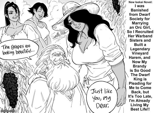 Would you watch this? | image tagged in memes,shitpost,fantasy,orcs,art by baalbuddy | made w/ Imgflip meme maker