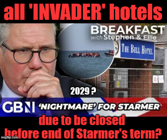 Starmer - The Bell 'INVADER' hotel - Immigration - ECHR | all 'INVADER' hotels; #Immigration #Starmerout #Labour #KeirStarmer #labourisdead 
#nevervotelabour #Antisemitism #Savile #Paedo #Worboys 
#GroomingGangs #Paedophile #IllegalImmigration #Immigrants 
#Invasion #StarmerResign #strikes
Starmerout Labour Yvette Cooper
KeirStarmer labourisdead
Illegal Immigration Immigrants Invasion
StarmerResign Island of strangers
Slit Throat Ricky Jones
Lucy Connolly Two-Tier Justice Ricky Jones; 2029 ? due to be closed 
before end of Starmer's term? | image tagged in starmerout labour yvette cooper,illegal immigration immigrants invasion,starmerresign island of strangers,bell 'invader' hotel | made w/ Imgflip meme maker