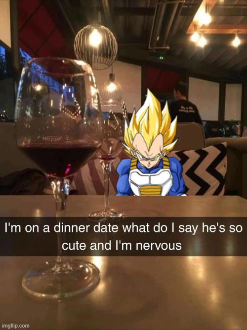 He keeps talking about carrots or something | image tagged in i'm on a dinner date | made w/ Imgflip meme maker