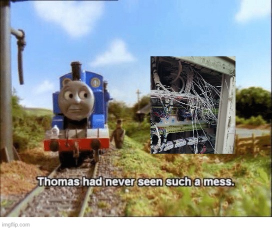 Basado en hechos reales XD | image tagged in thomas had never seen such a mess,tma,aircraft,aircraftmaintenance | made w/ Imgflip meme maker