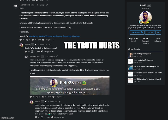 THE TRUTH HURTS | made w/ Imgflip meme maker