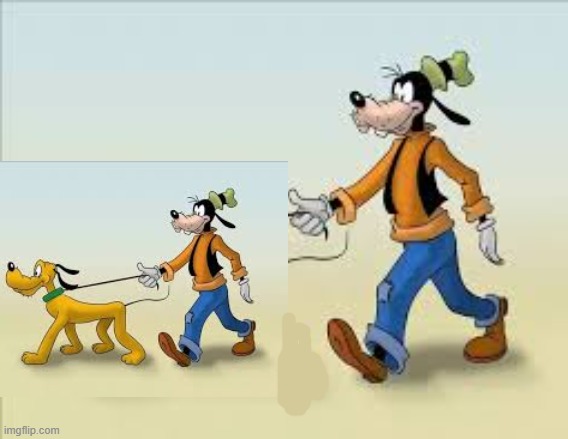 image tagged in goofy and pluto | made w/ Imgflip meme maker