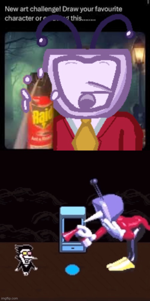 What is that? A rat??? | image tagged in tenna,deltarune | made w/ Imgflip meme maker