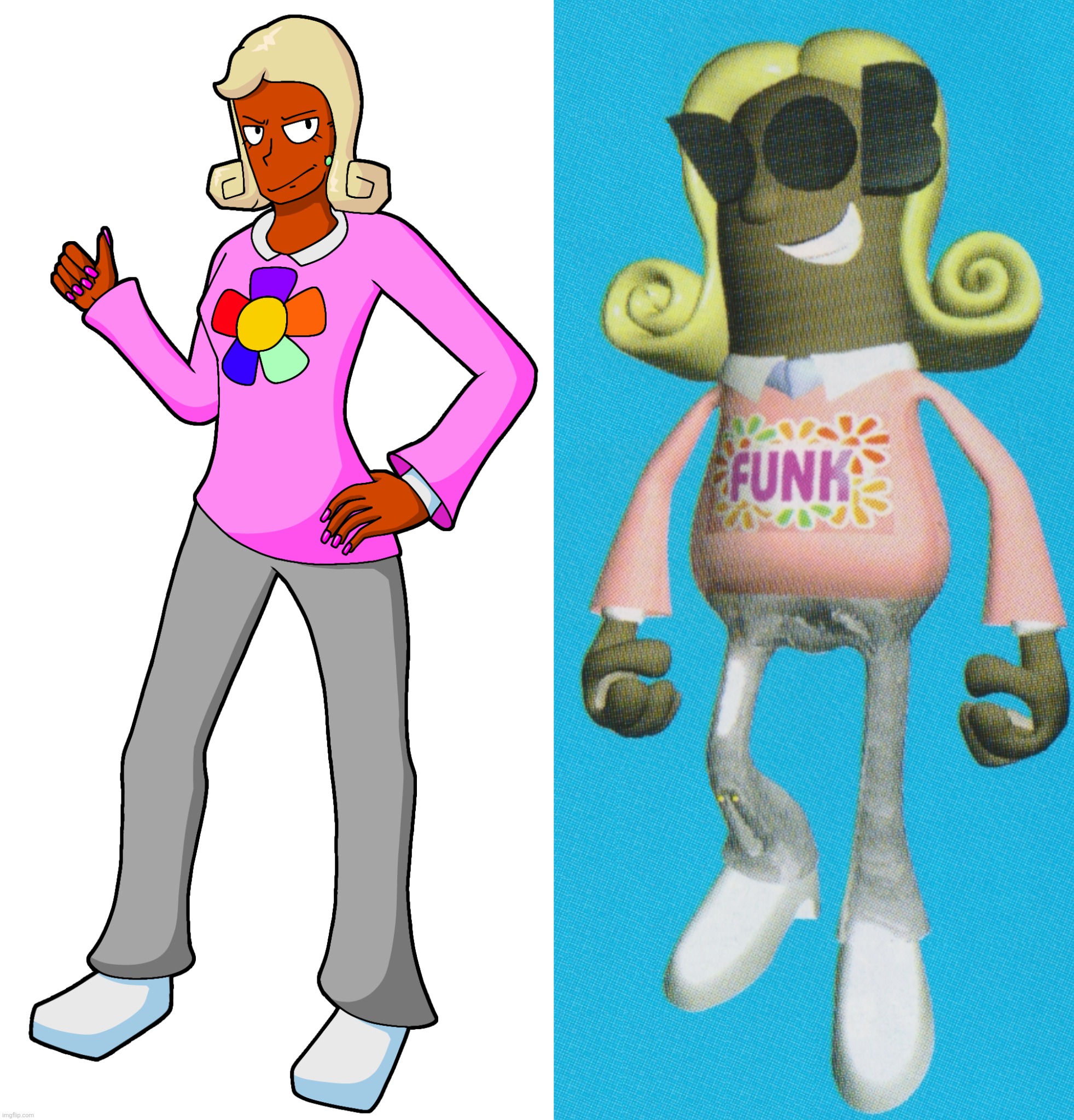 Glow up or glow down? (Once again, the one of the left is the new one) | made w/ Imgflip meme maker