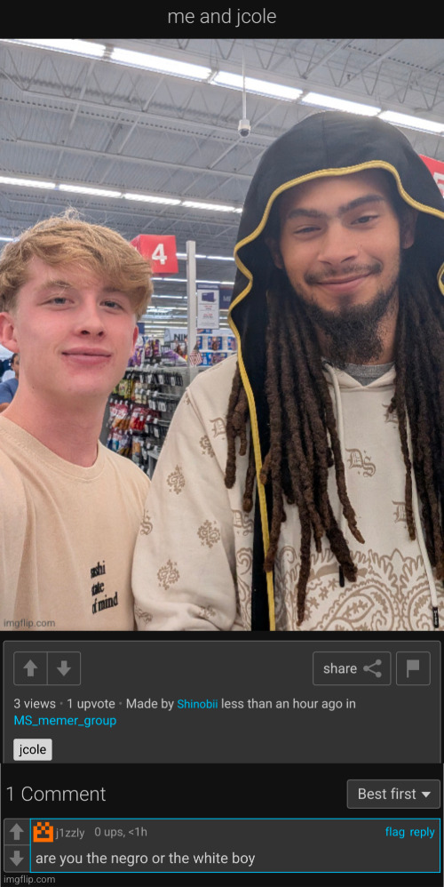 are we super duper da rn | image tagged in jcole,wtf,comments | made w/ Imgflip meme maker