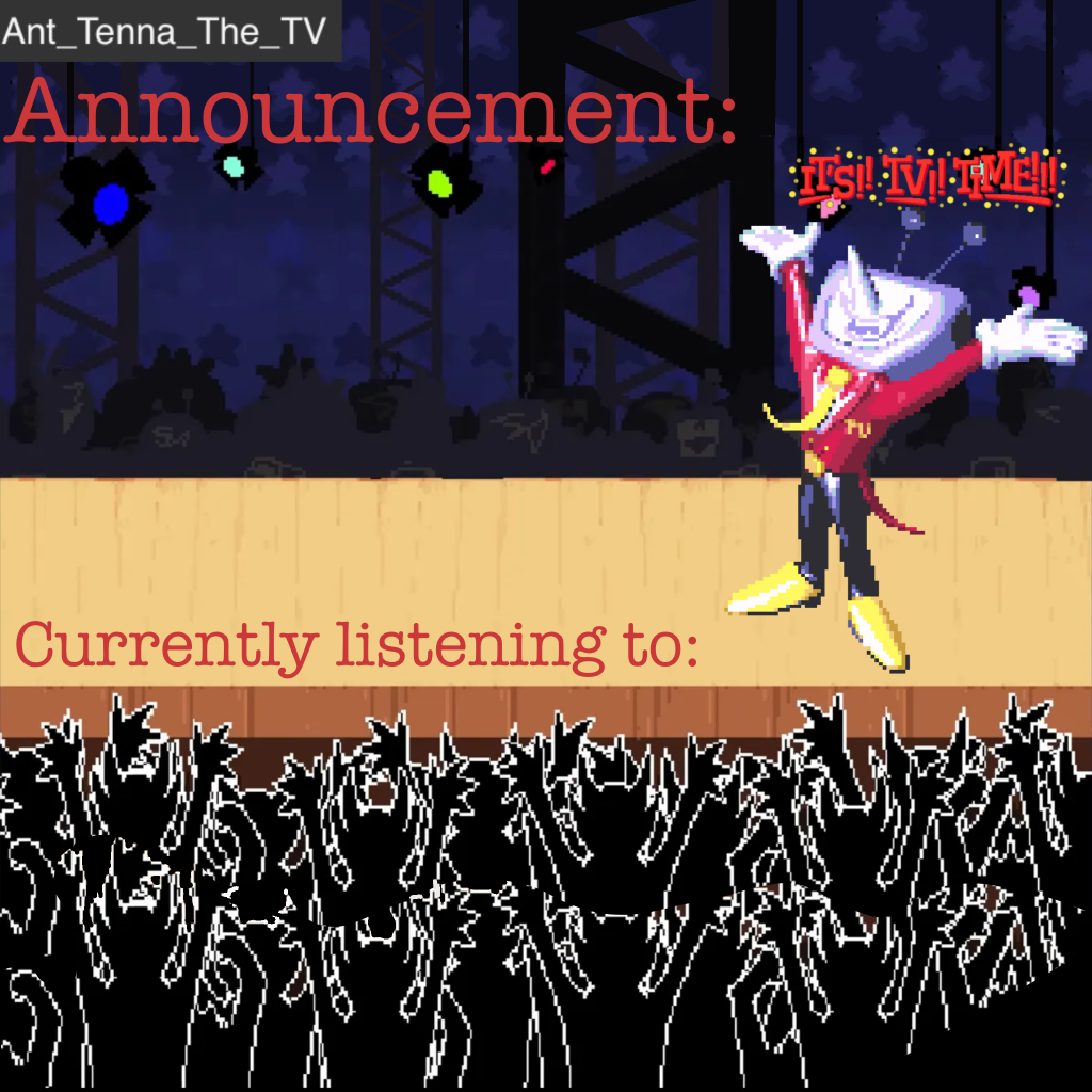 High Quality Ant_Tenna_The_TV’s Announcement Template Blank Meme Template