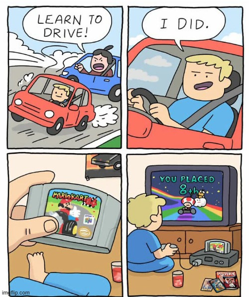 Lear to Drive | image tagged in comics | made w/ Imgflip meme maker