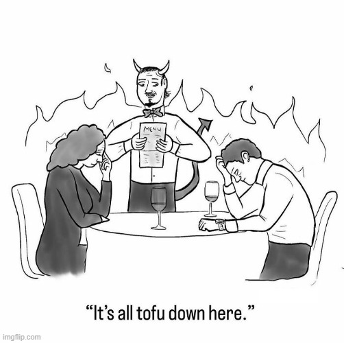 Tofu Only | image tagged in comics | made w/ Imgflip meme maker