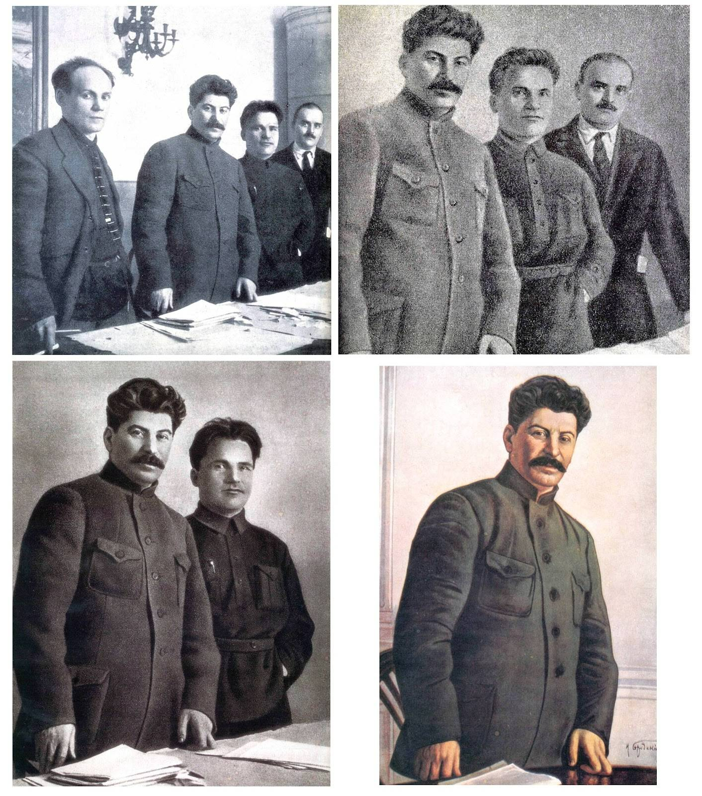 Stalin disappearing allies Blank Meme Template