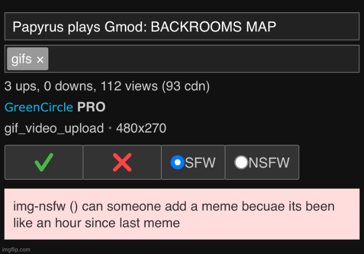 Already done | made w/ Imgflip meme maker