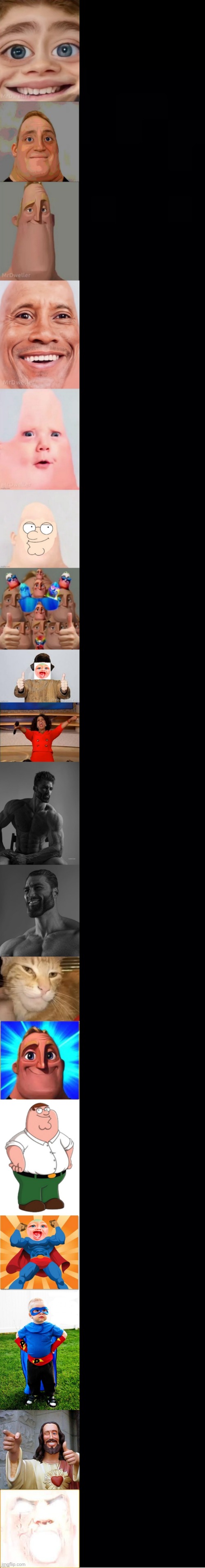 Mr incredible becoming winner (v1) Blank Meme Template