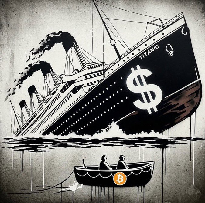 Titanic Bitcoin Blank Meme Template