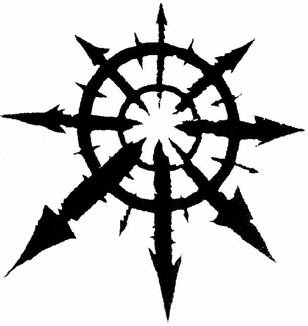Warhammer Chaos star Blank Meme Template