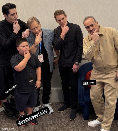Throw back to the time the rizzler met fucking Dexter morgan | image tagged in rizzler,dexter,memes,shitpost | made w/ Imgflip meme maker