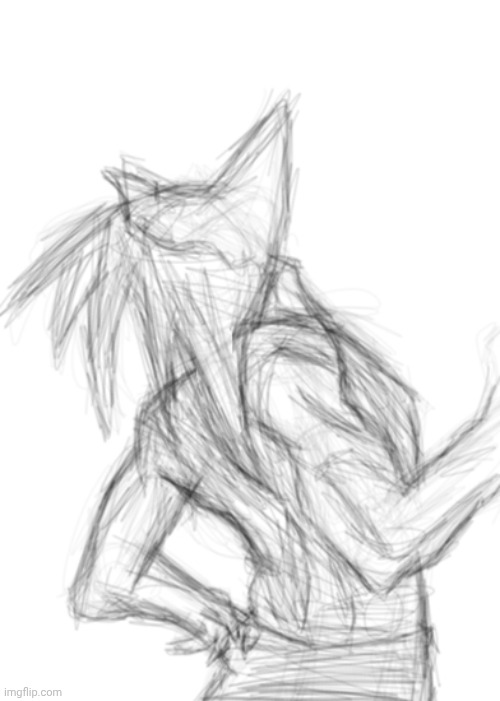 Going over your sketch with a darker pen before complete linear Is helpful, especially If you chicken scratch like me. | made w/ Imgflip meme maker