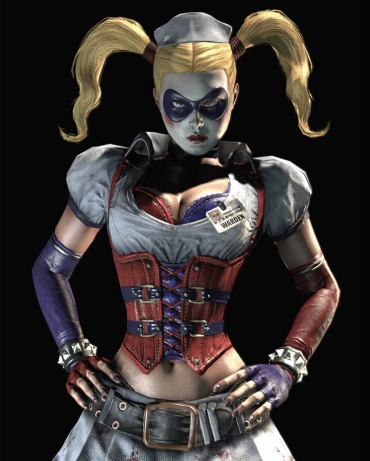 arkham harley quinn Blank Meme Template