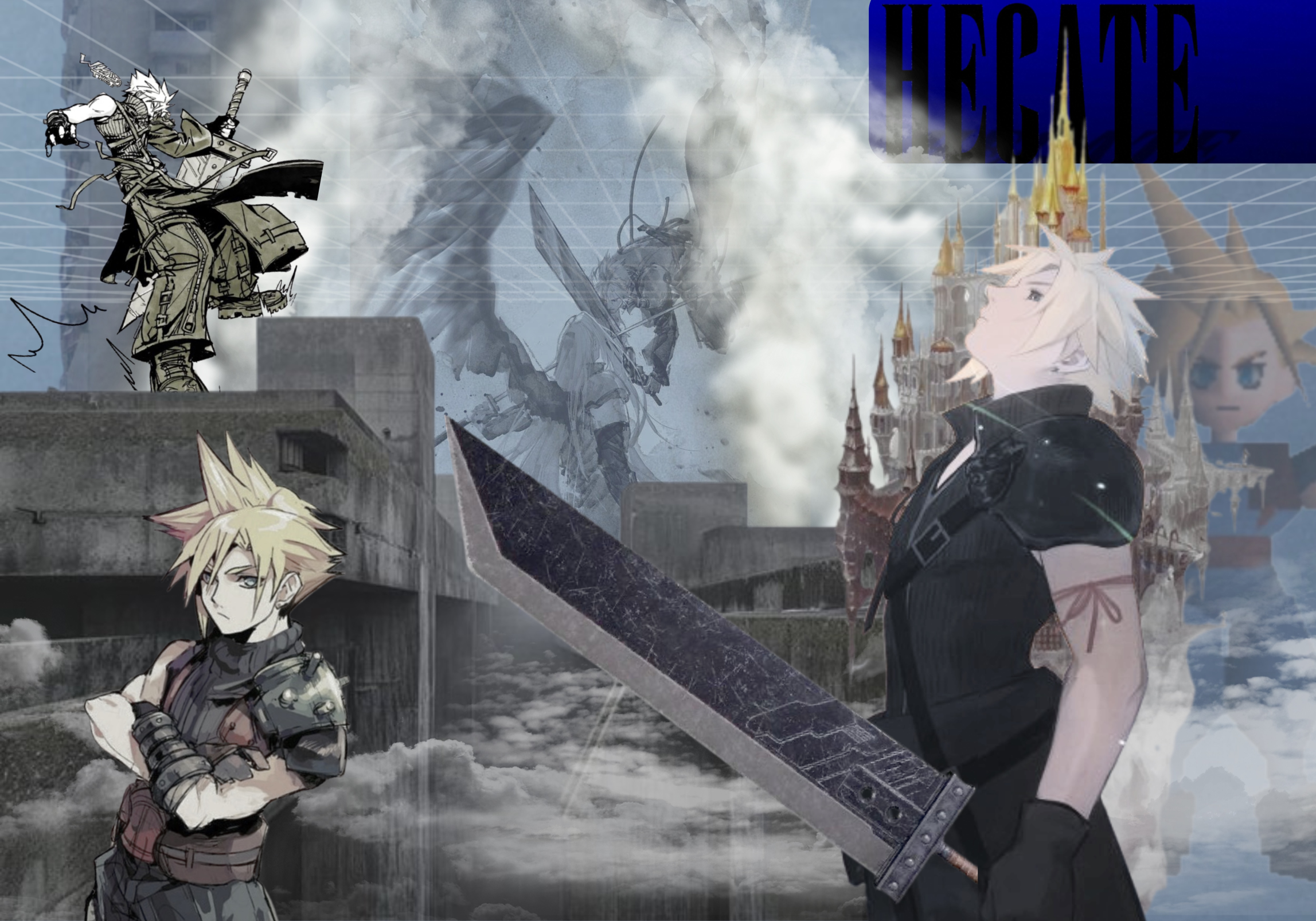High Quality Hecate Cloud Strife temp (thx Asriel) Blank Meme Template