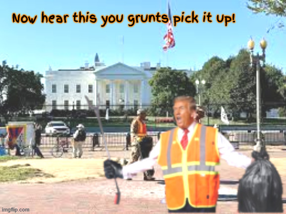 Commander Bone Spurs in Trash | image tagged in commander bone spurs in trash,police call,dictraitor,maga monarch,maga military,trump dump | made w/ Imgflip meme maker