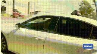 Person Coming Into a car Blank Meme Template
