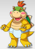 When I poop up The diaper Bowser Jr. Blank Meme Template