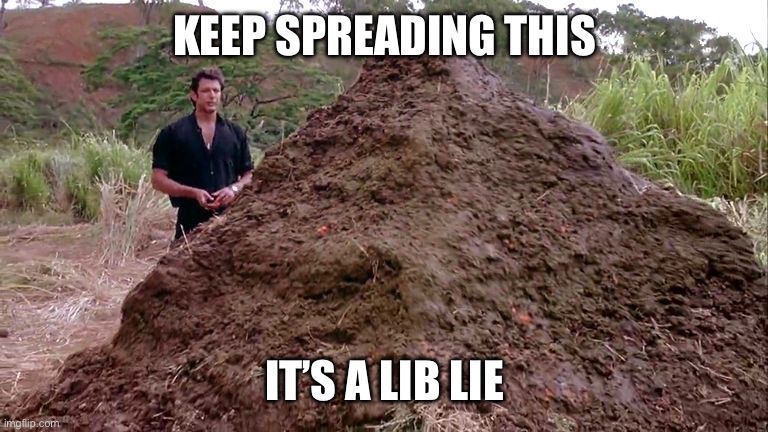 Big pile of bullshit | KEEP SPREADING THIS IT’S A LIB LIE | image tagged in big pile of bullshit | made w/ Imgflip meme maker