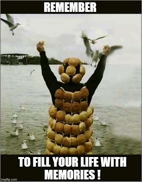 This Is An Important Message ! | REMEMBER; TO FILL YOUR LIFE WITH
MEMORIES ! | image tagged in message,life,memories | made w/ Imgflip meme maker