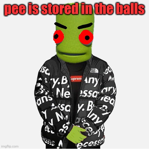 EVIL epilektoi drip | pee is stored in the balls | image tagged in evil epilektoi drip | made w/ Imgflip meme maker
