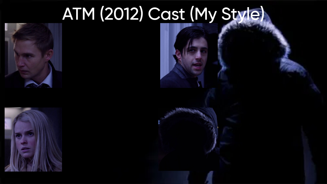 ATM (2012) Cast (My Style) Blank Meme Template