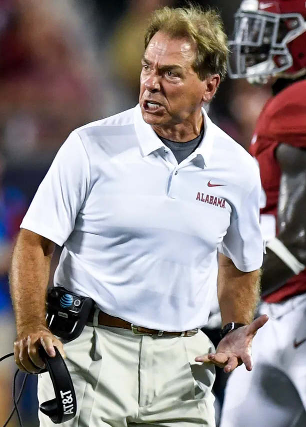 Nick Saban angry - Wolverine meme Blank Meme Template