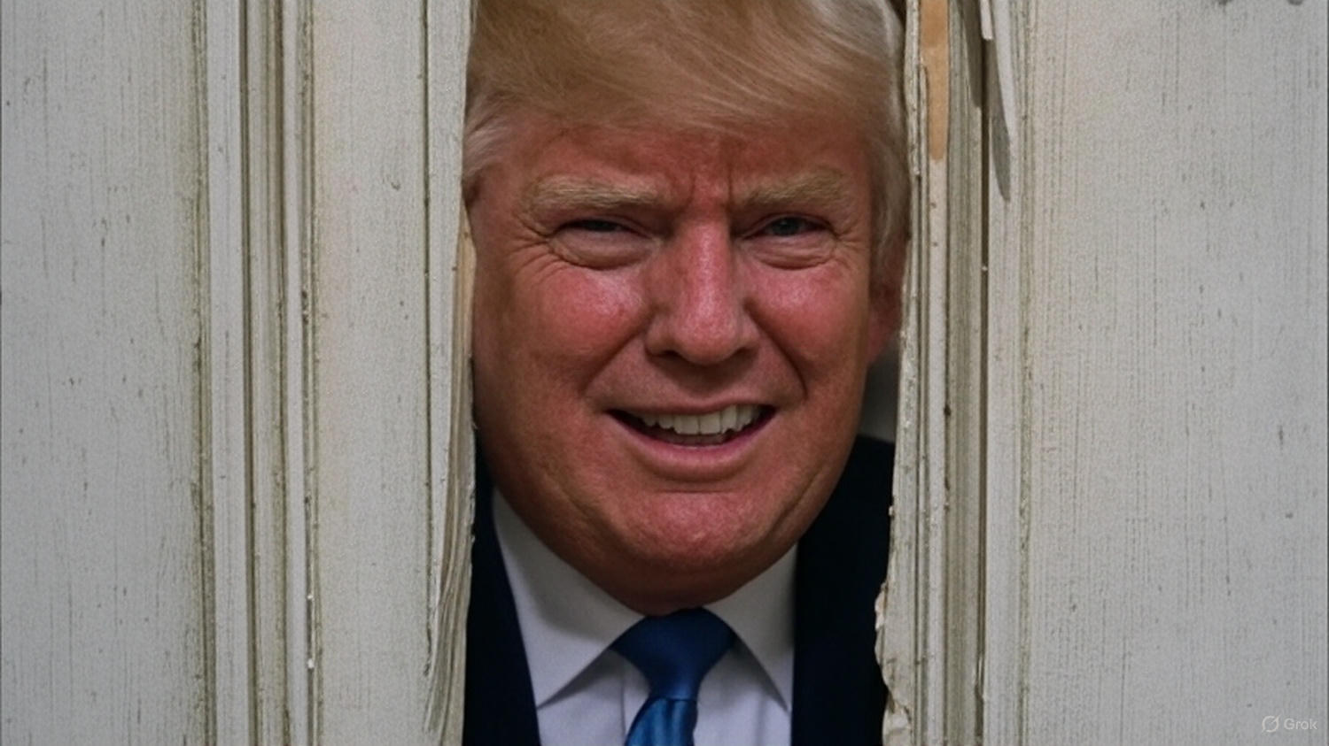 Shinning Trump Blank Meme Template