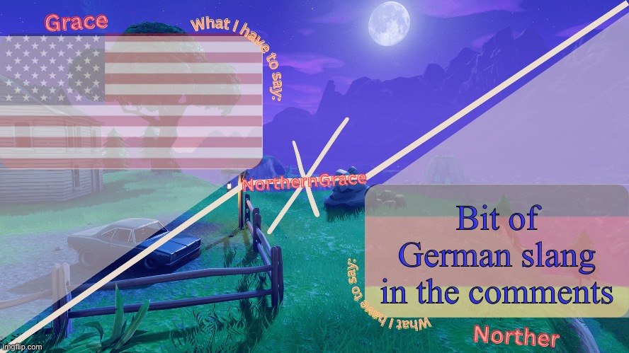 NorthernGrace Temp | Bit of German slang in the comments | image tagged in northerngrace temp | made w/ Imgflip meme maker