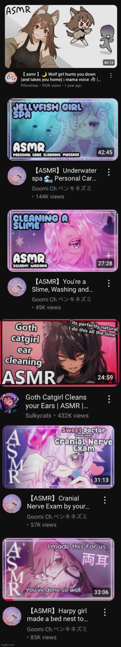 Since we are in the topic of asmr, here’s some gems I found | image tagged in msmg | made w/ Imgflip meme maker