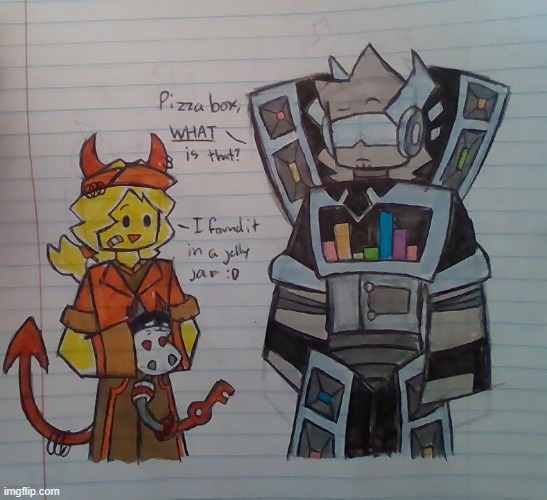Pizzabox and Megaphone found a Lockpick bean | made w/ Imgflip meme maker