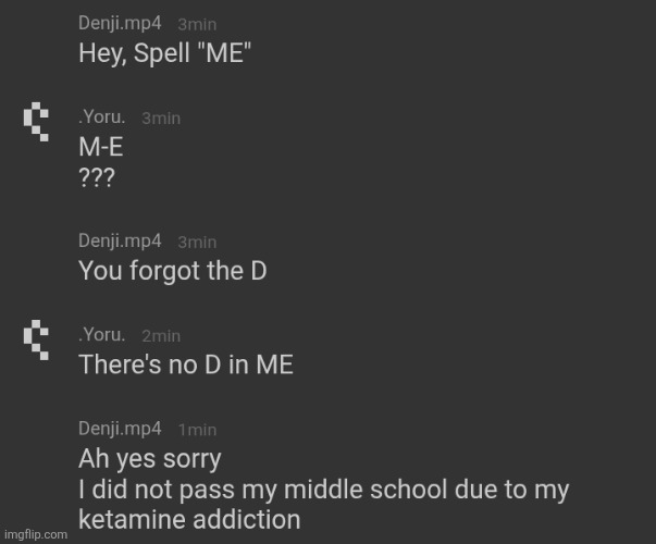 made w/ Imgflip meme maker